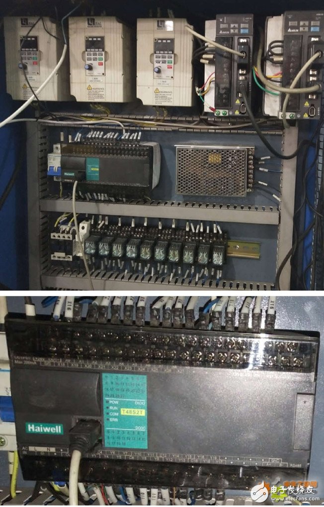 T48S2T 晶体管输出型 PLC，用于面袋缝线机的设计方案