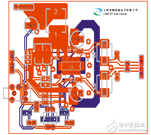 CS8672内置升压32W单声道D类单芯片广场舞拉杆音箱音频放大解决方案