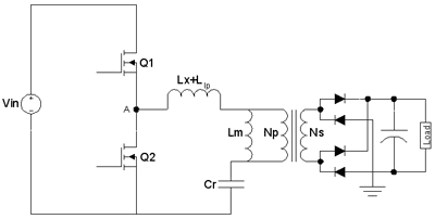 LLC谐振半桥拓补结构