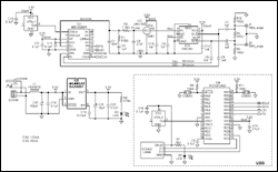 Figure 5. Schematic for the clock synthesizer.