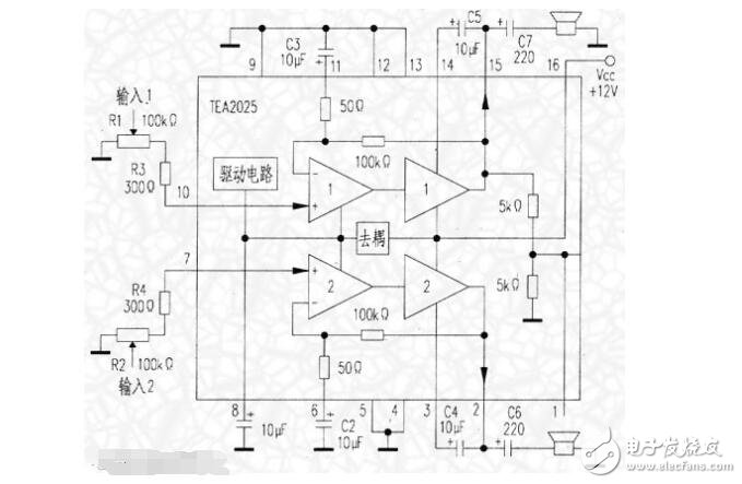 音响电路板接线图解分析