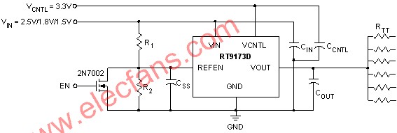 RT9173D应用电路