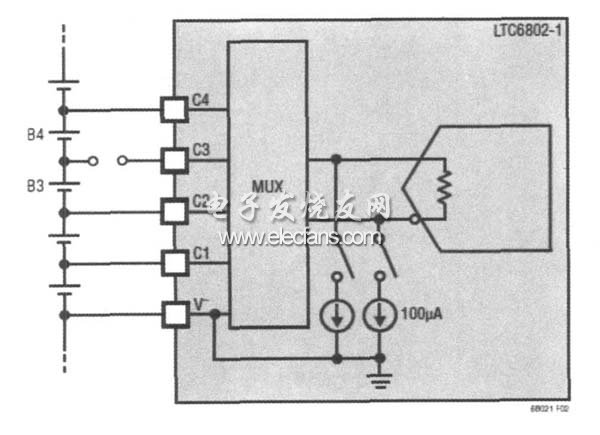 LTC6802开路检测电路