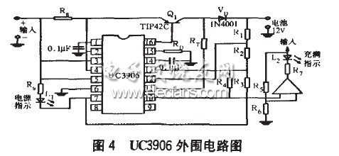 UC3906的外围充电电路