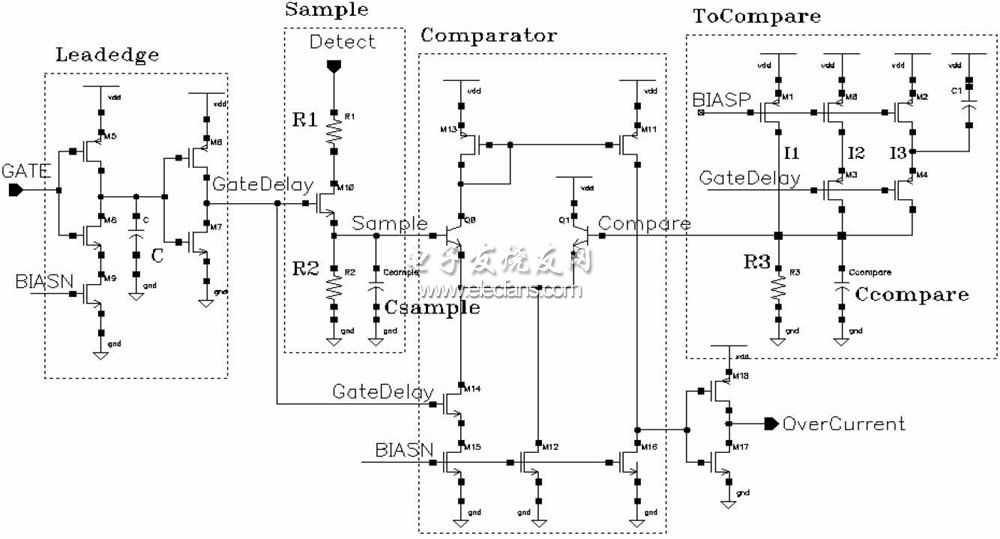过流比较模块电路图