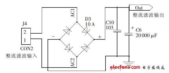 图2 桥式整流滤波电路