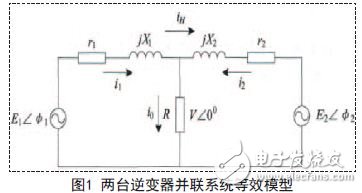 两台逆变器并联系统等效模型