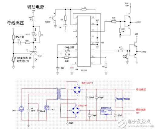 逆变器电路图介绍（TL494/555作逆变器/纯正弦波逆变器电路）